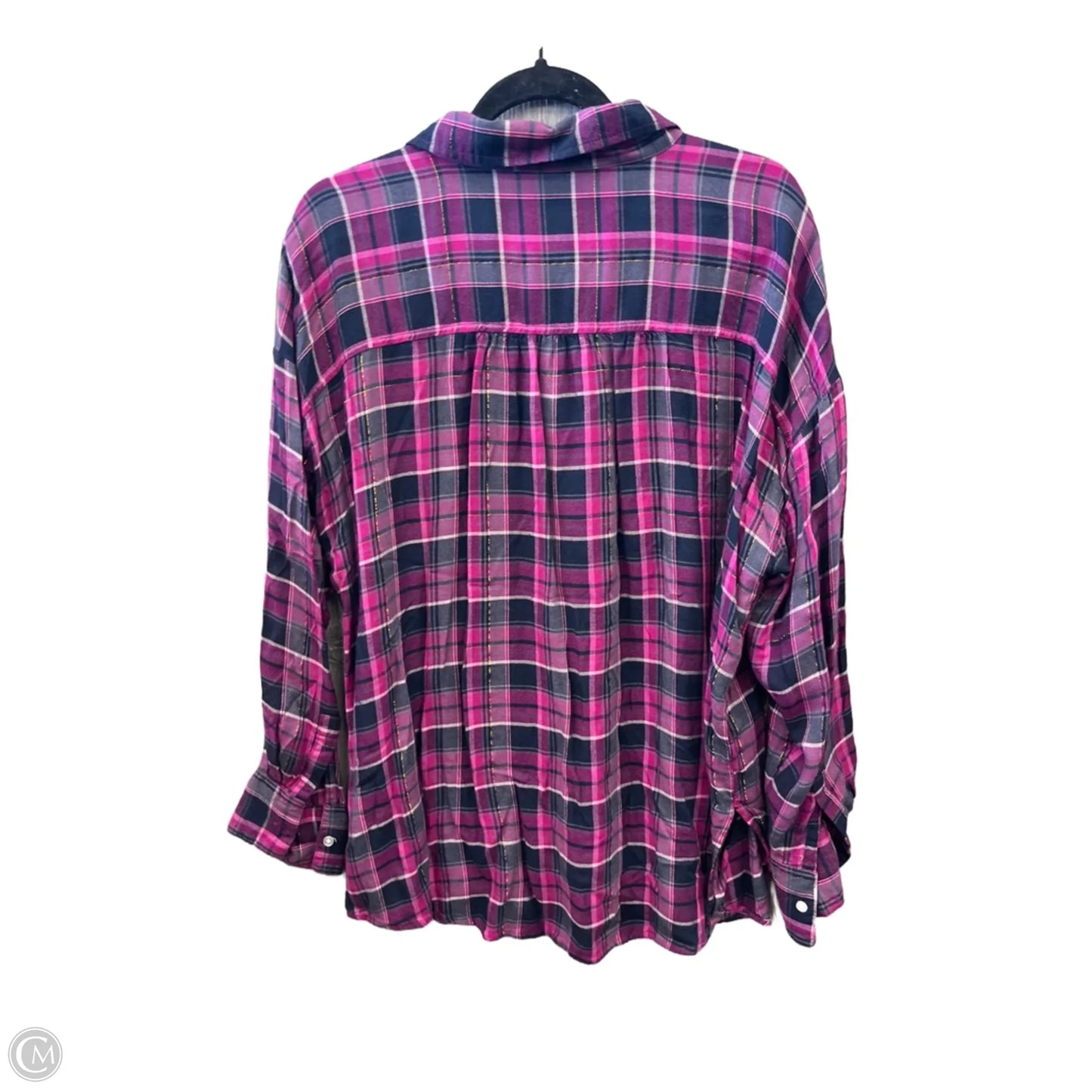 Top Long Sleeve By Loft In Purple, Size: Xl