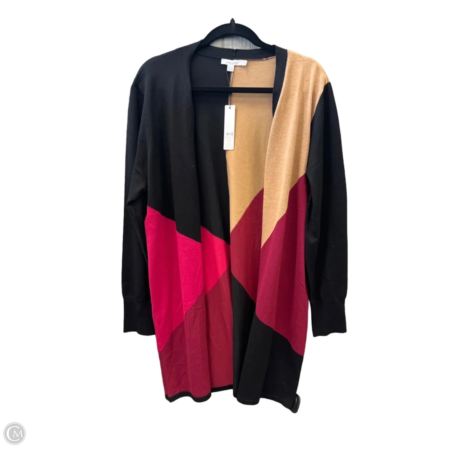 Cardigan By Chicos In Multi-colored, Size: L