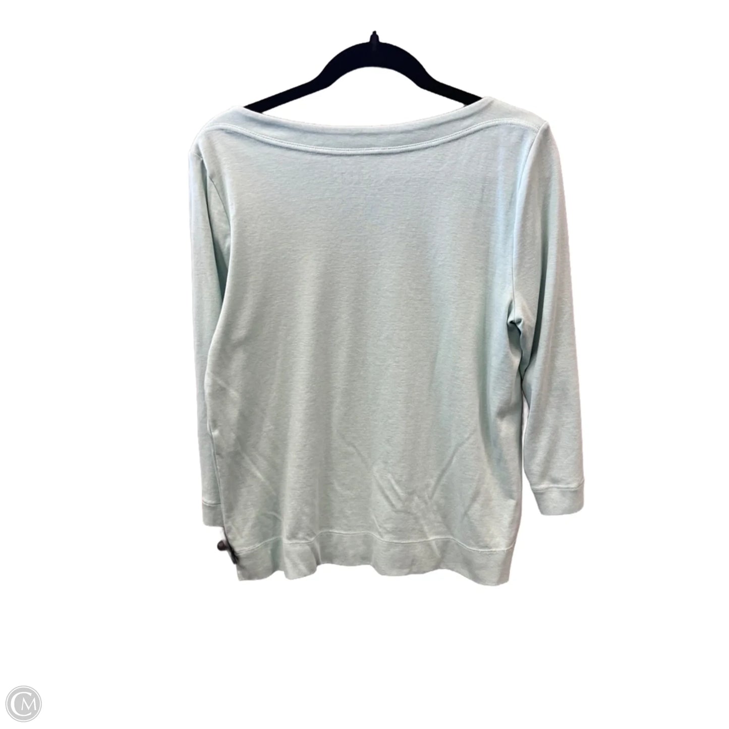 Top Long Sleeve By Chicos In Green, Size: L