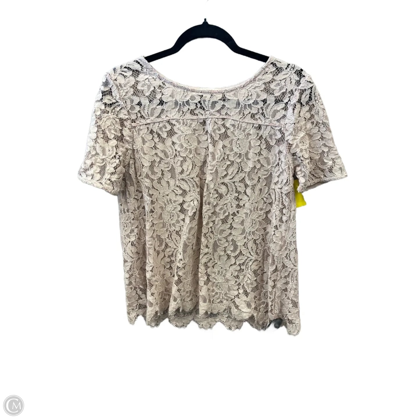 Top Short Sleeve By Loft In Pink, Size: S