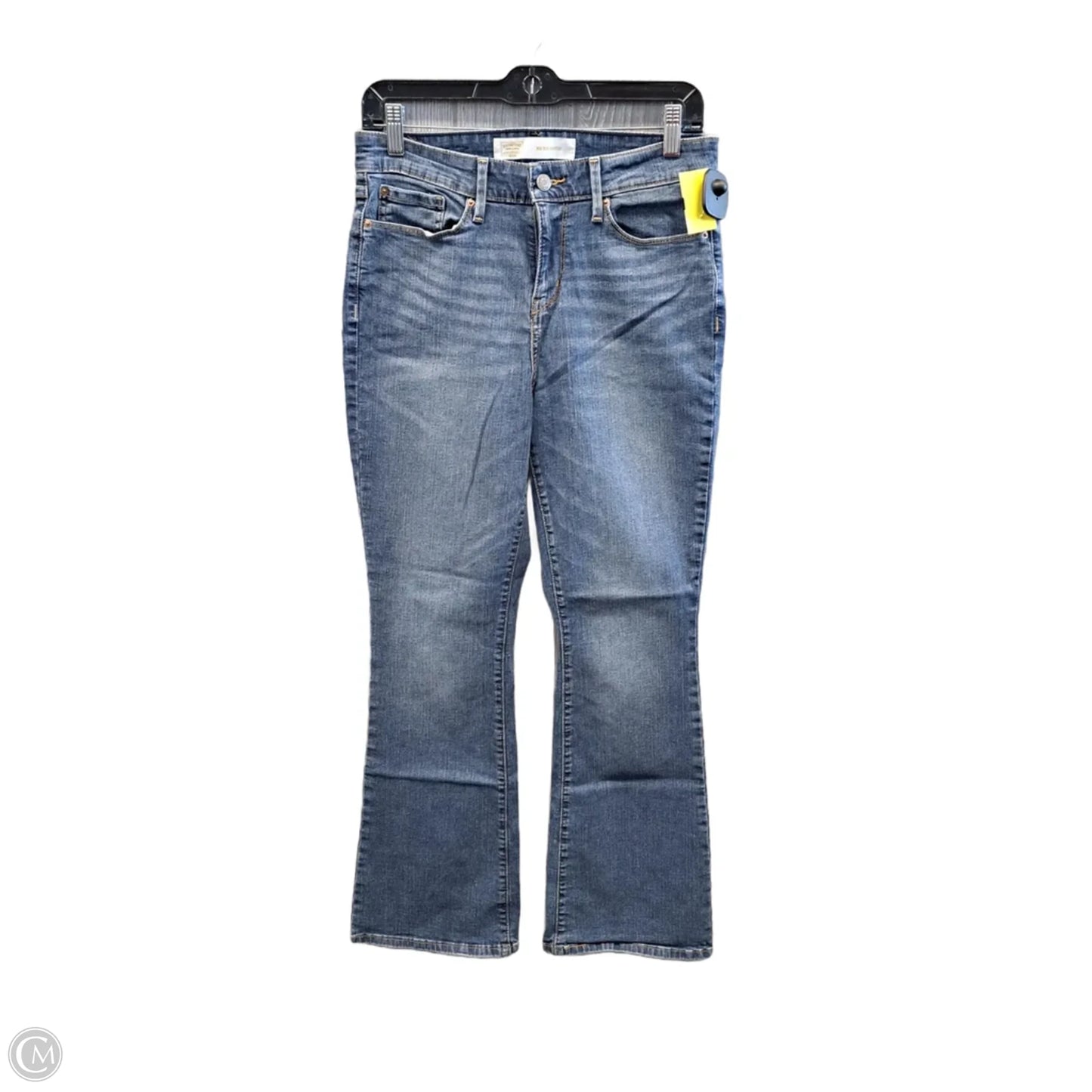 Jeans Boot Cut By Levis Signature In Blue Denim, Size: 8