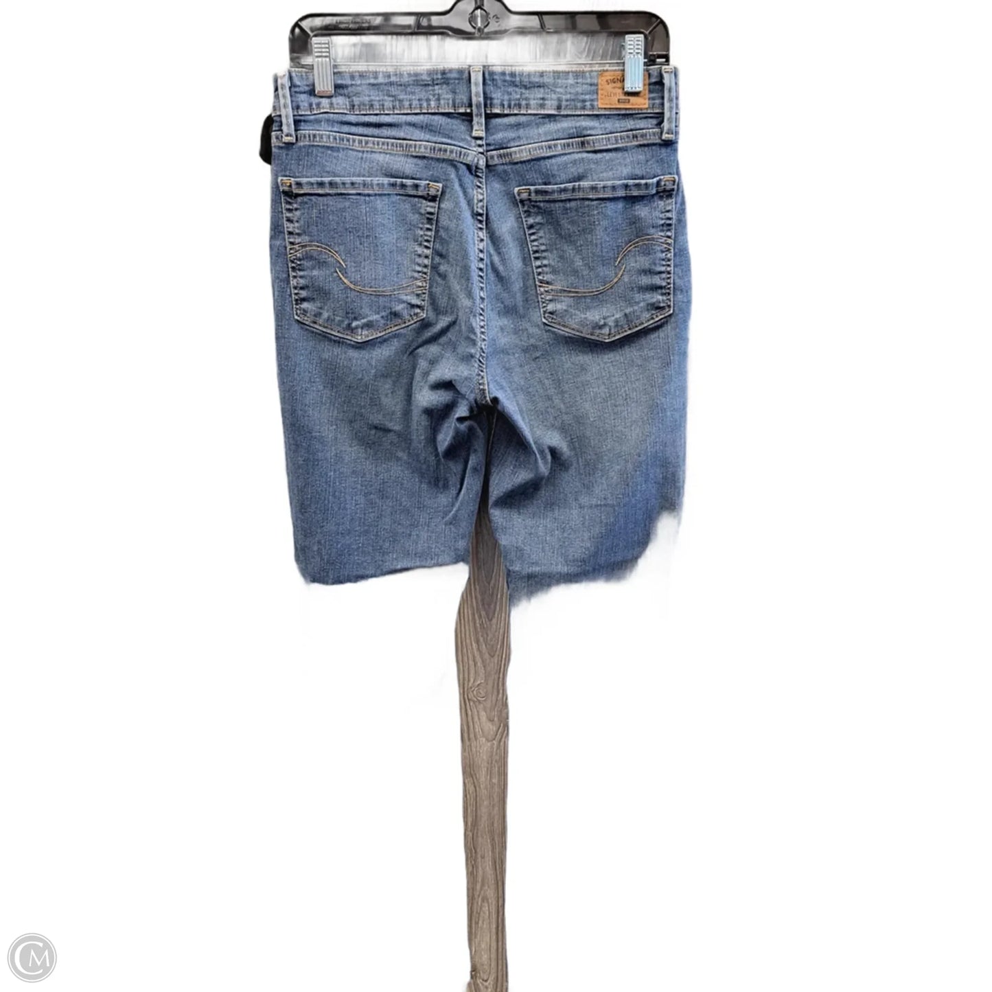 Jeans Boot Cut By Levis Signature In Blue Denim, Size: 8