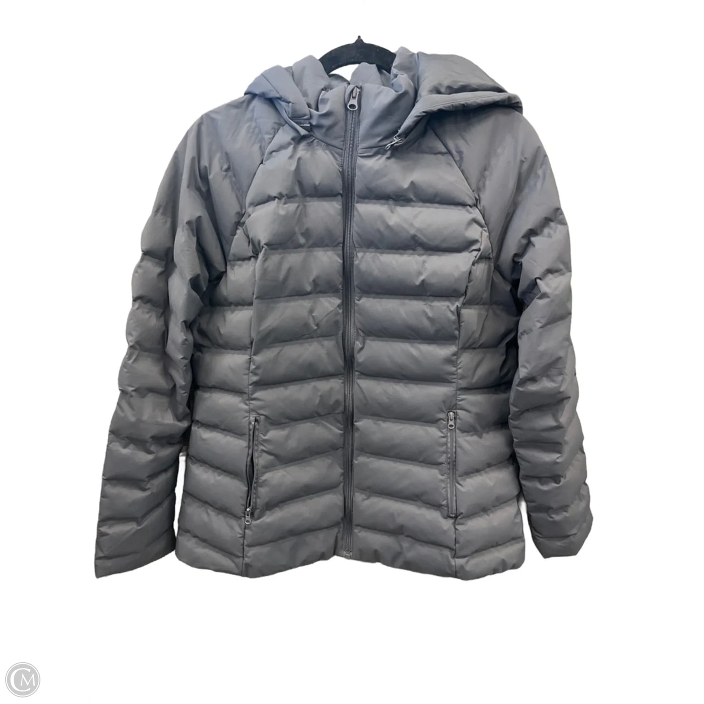 Coat Puffer & Quilted By Time And Tru In Blue, Size: M