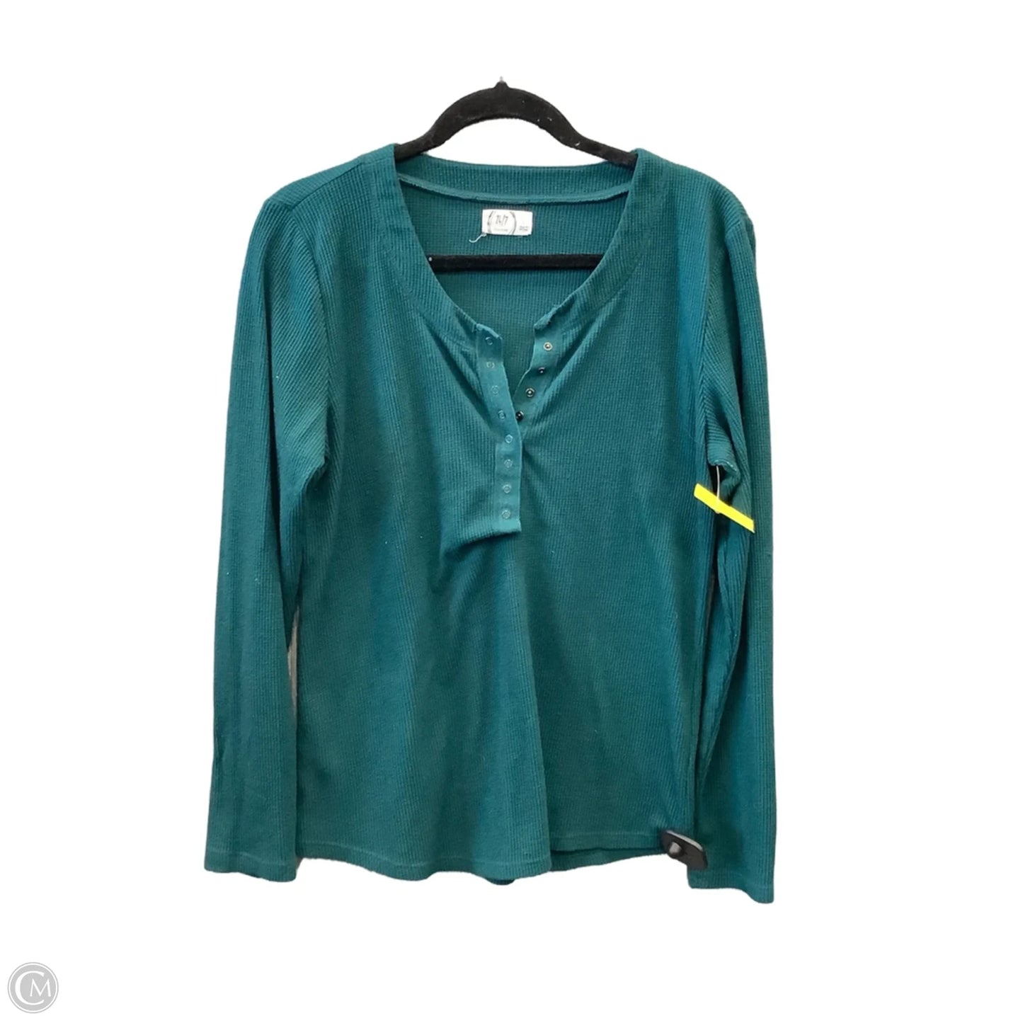 Top Long Sleeve By Maurices In Green, Size: L