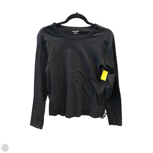 Top Long Sleeve Basic By Old Navy In Black, Size: M