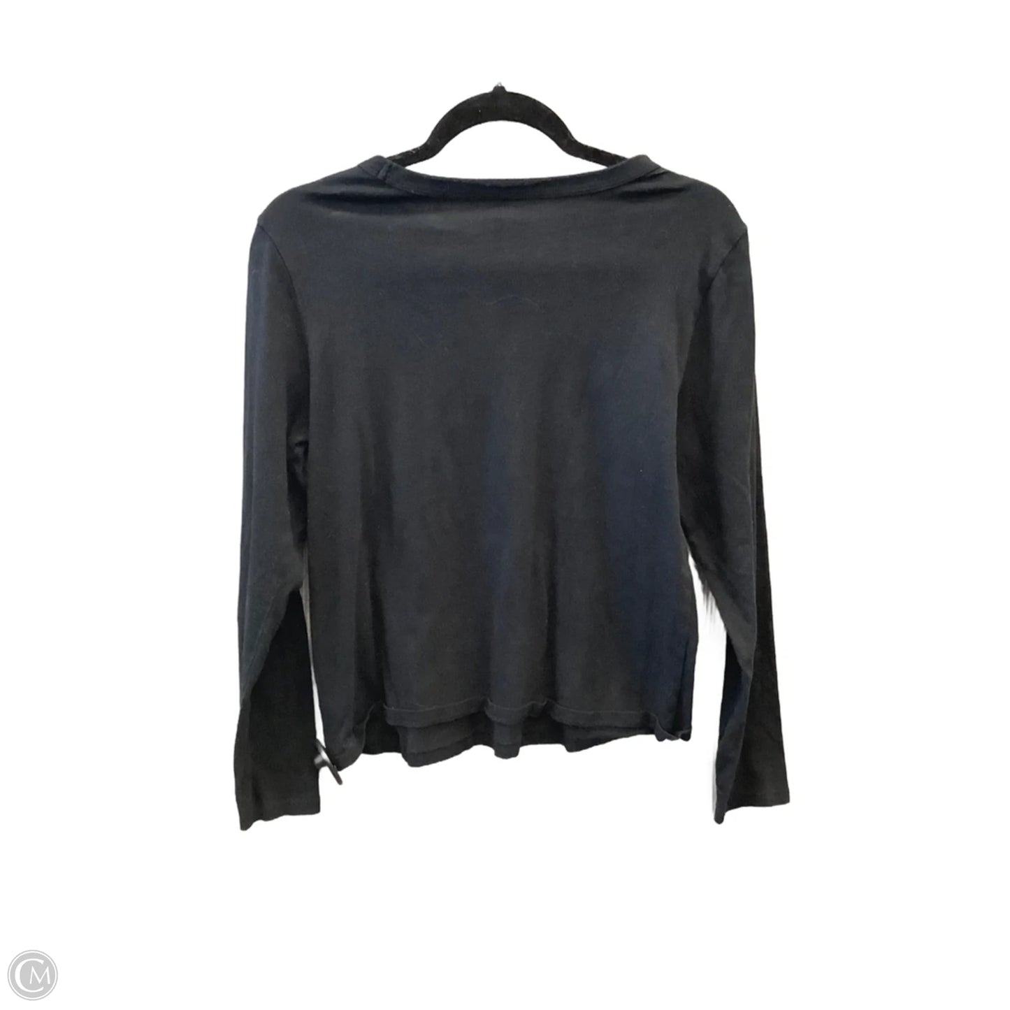 Top Long Sleeve Basic By Old Navy In Black, Size: M