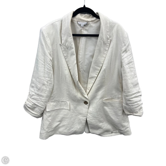 Blazer By Ophelia Roe In Cream, Size: 2x