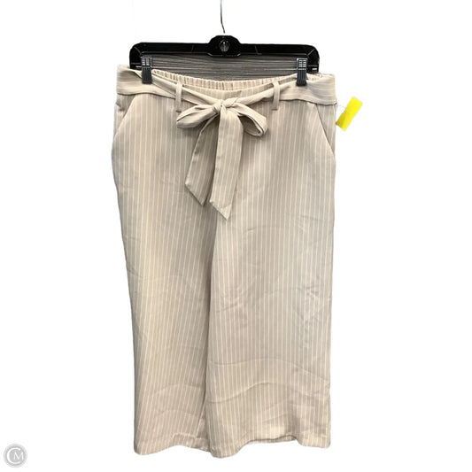 Pants Other By Simply Styled In Striped Pattern, Size: 12