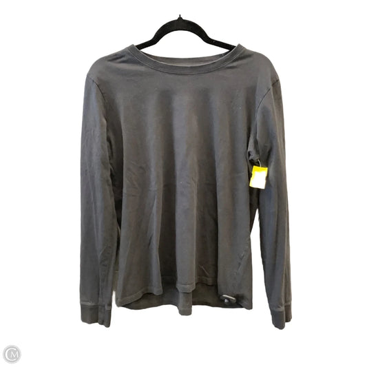 Top Long Sleeve Basic By Life Is Good In Grey, Size: L