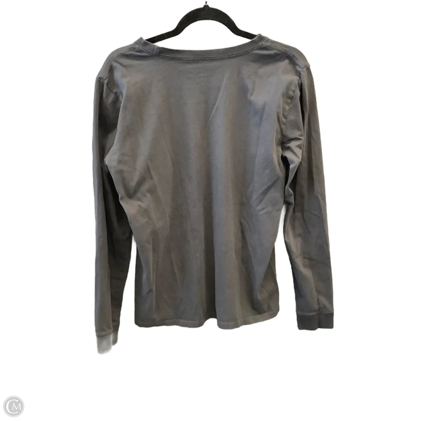 Top Long Sleeve Basic By Life Is Good In Grey, Size: L