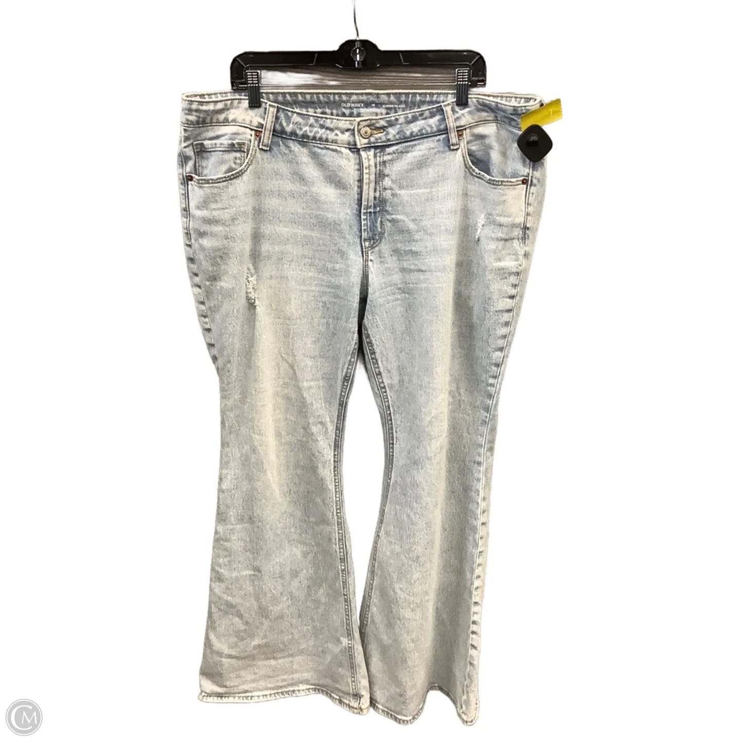 Jeans Flared By Old Navy In Blue Denim, Size: 16