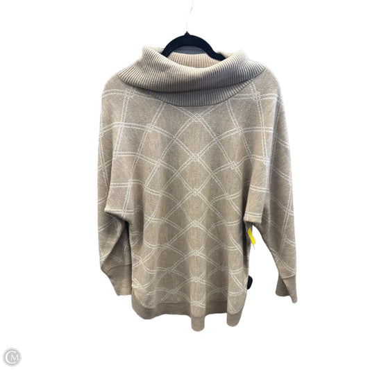 Sweater By Liz Claiborne In Tan, Size: Xl