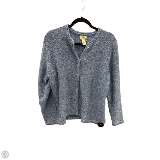 Sweater Cardigan By L.l. Bean In Blue, Size: Xl