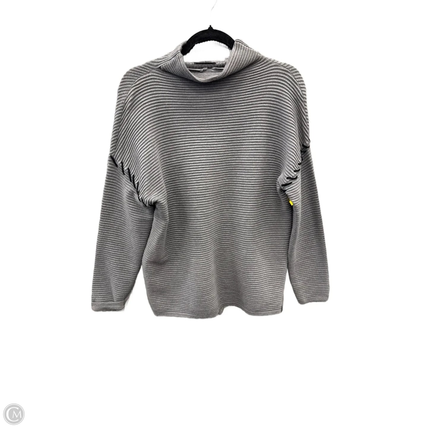 Sweater By Tahari In Grey, Size: Sp
