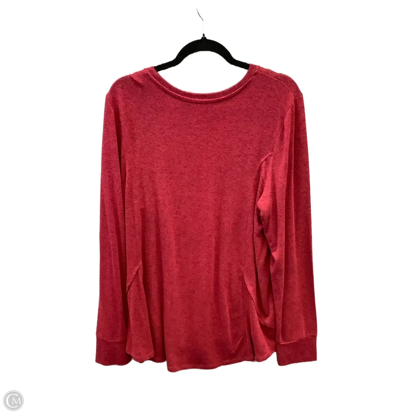 Top Long Sleeve By Cuddl Duds In Red, Size: 2x
