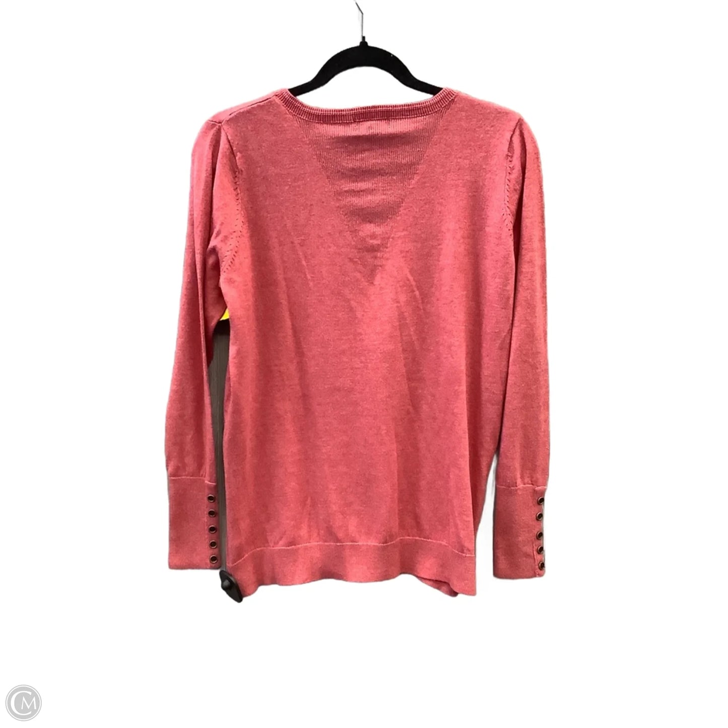 Top Long Sleeve By Ana In Red, Size: L