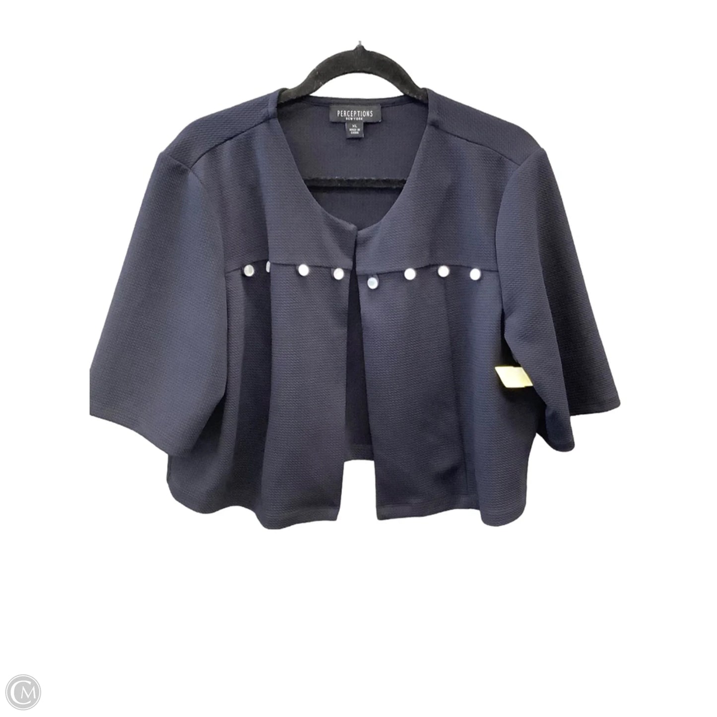 Blazer By Perceptions In Navy, Size: Xl