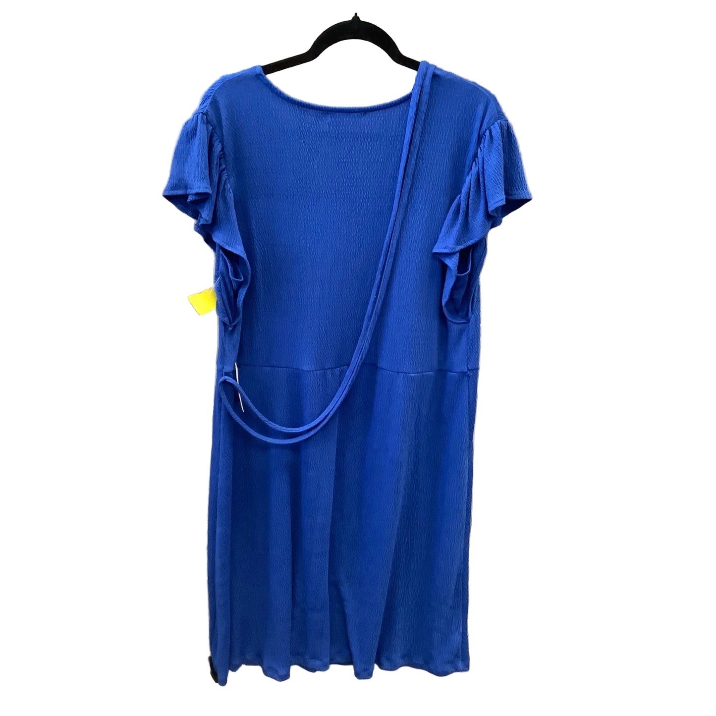 Dress Casual Midi By 89th And Madison In Blue, Size: Xl