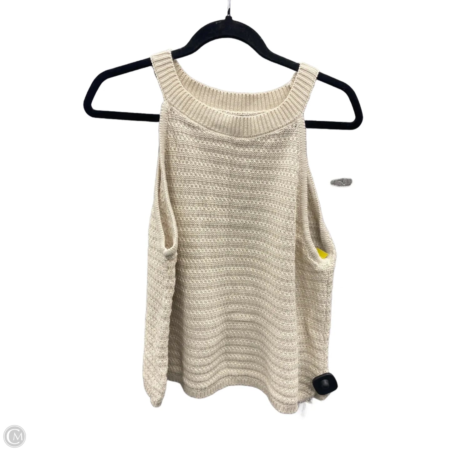Top Sleeveless By Ophelia Roe In Cream, Size: Xl