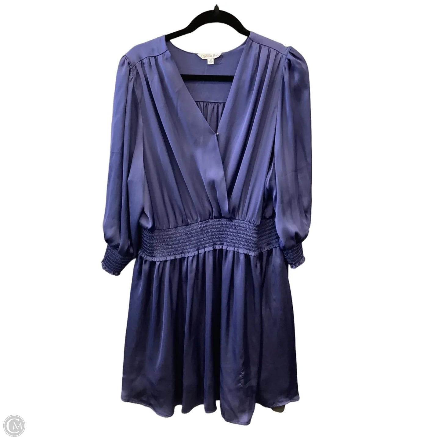 Dress Casual Midi By Ophelia Roe In Purple, Size: 1x