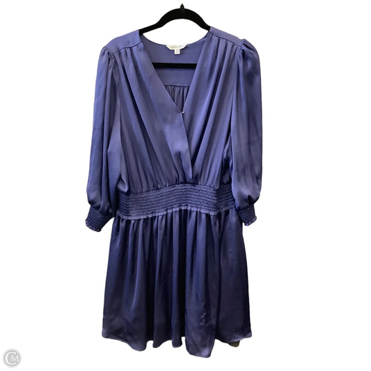 Dress Casual Midi By Ophelia Roe In Purple, Size: 1x