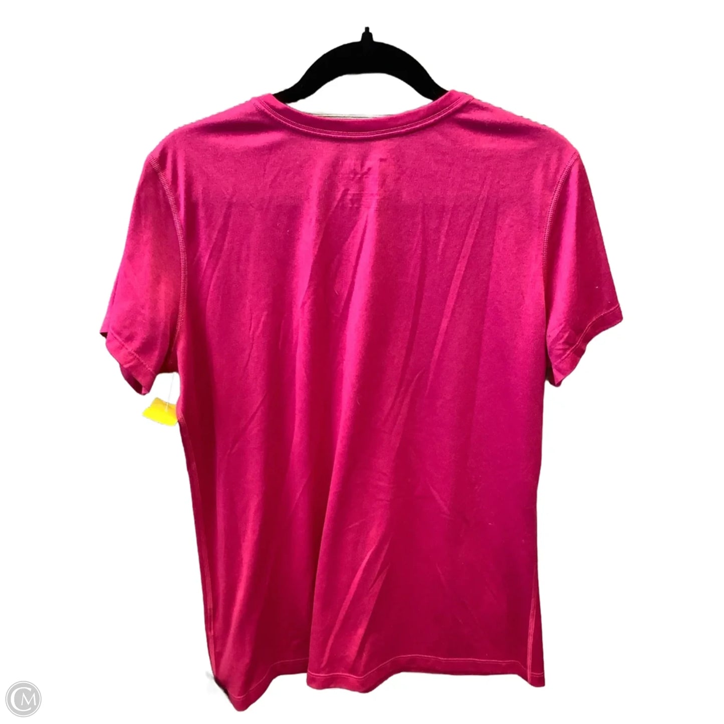 Athletic Top Short Sleeve By Nike Apparel In Pink, Size: Xl