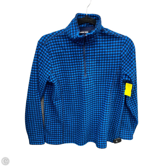 Sweatshirt Collar By Lands End In Blue, Size: Xs
