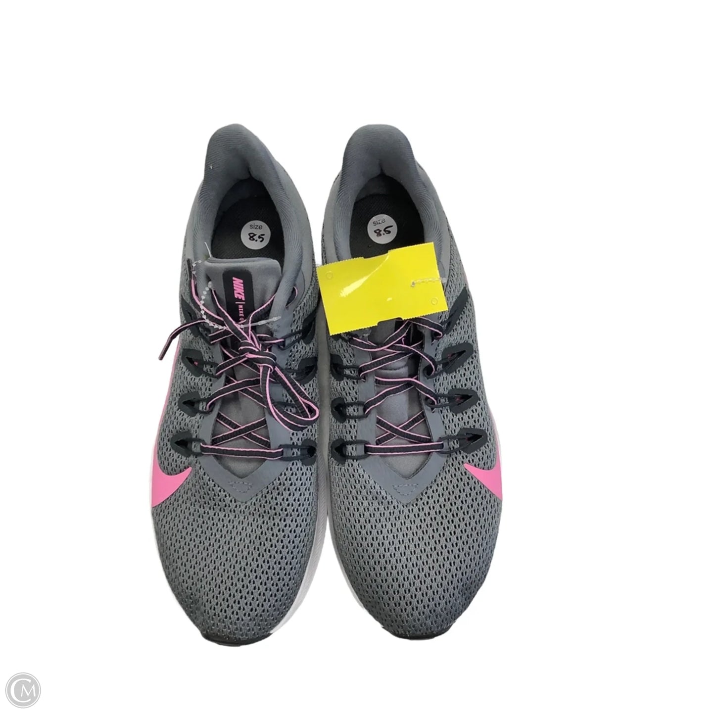 Shoes Athletic By Nike In Grey & Pink, Size: 8.5