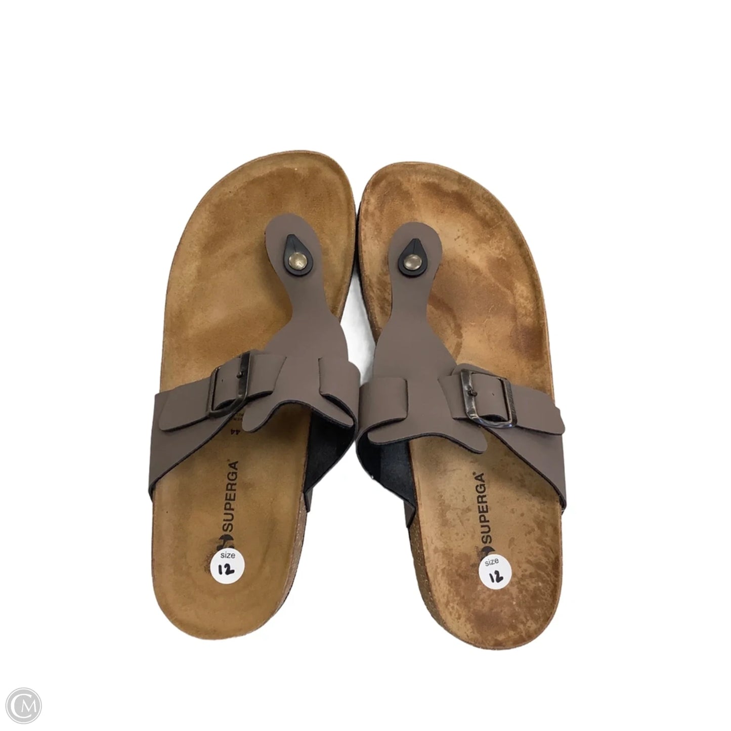 Sandals Flats By Superga In Tan, Size: 12