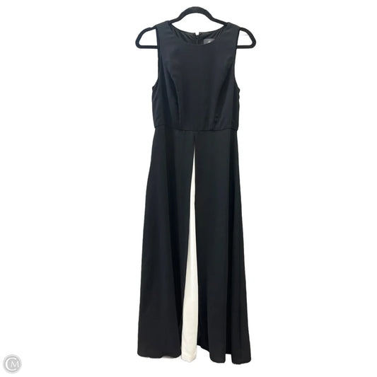 Jumpsuit By Adrianna Papell In Black & White, Size: S