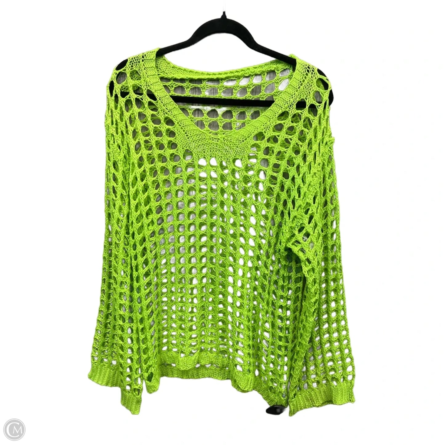 Top Long Sleeve By Clothes Mentor In Green, Size: S