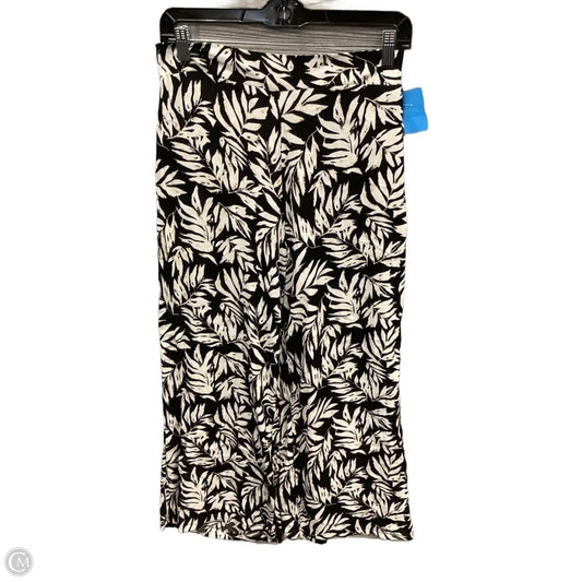 Pants Wide Leg By Contempo In Black & White, Size: 8