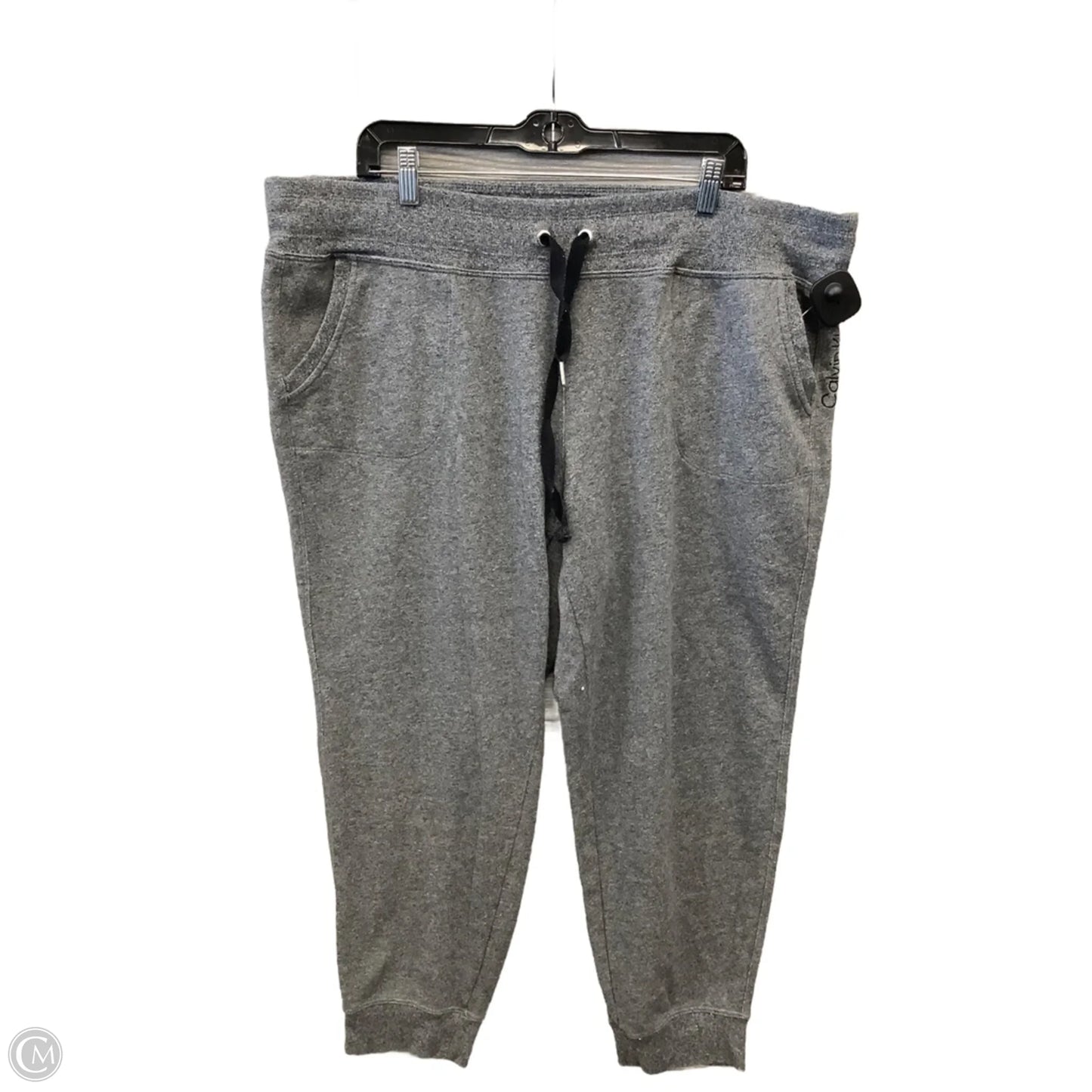 Athletic Pants By Calvin Klein Performance In Grey, Size: 3x