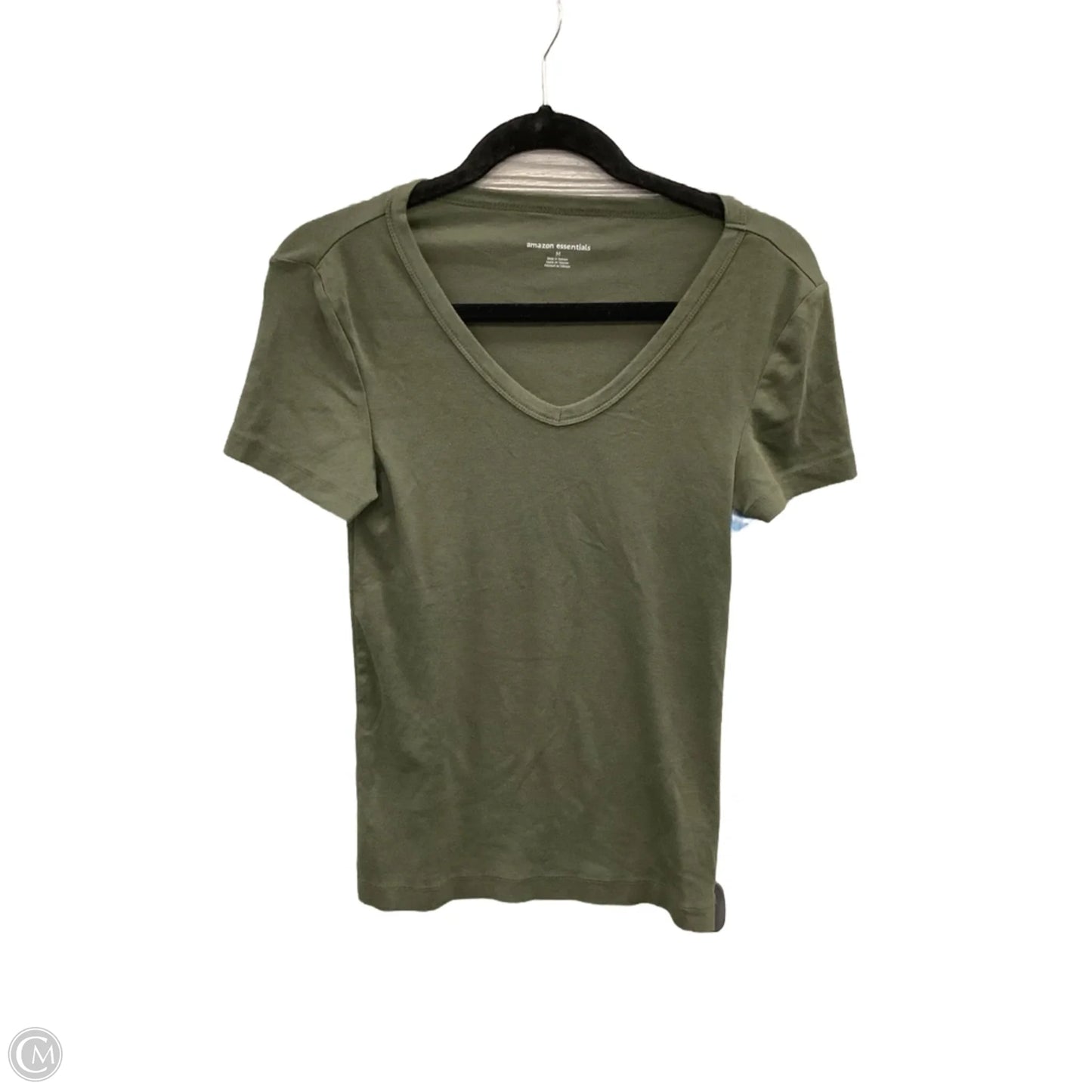 Top Short Sleeve Basic By Amazon Essentials In Green, Size: M