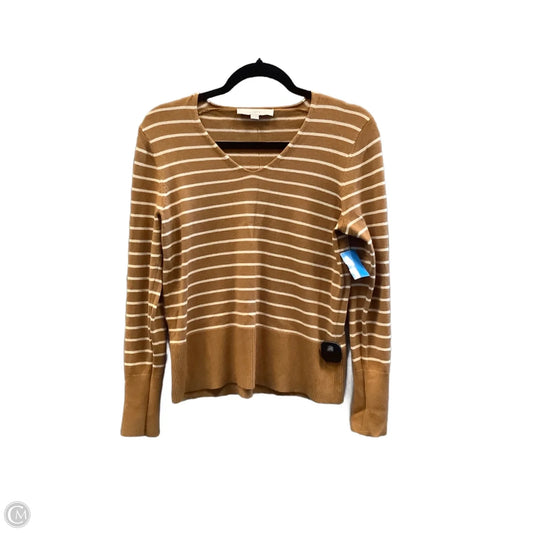 Top Long Sleeve By Loft In Gold, Size: M
