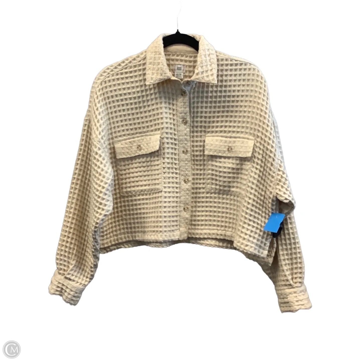 Top Long Sleeve By Bdg In Tan, Size: Xs