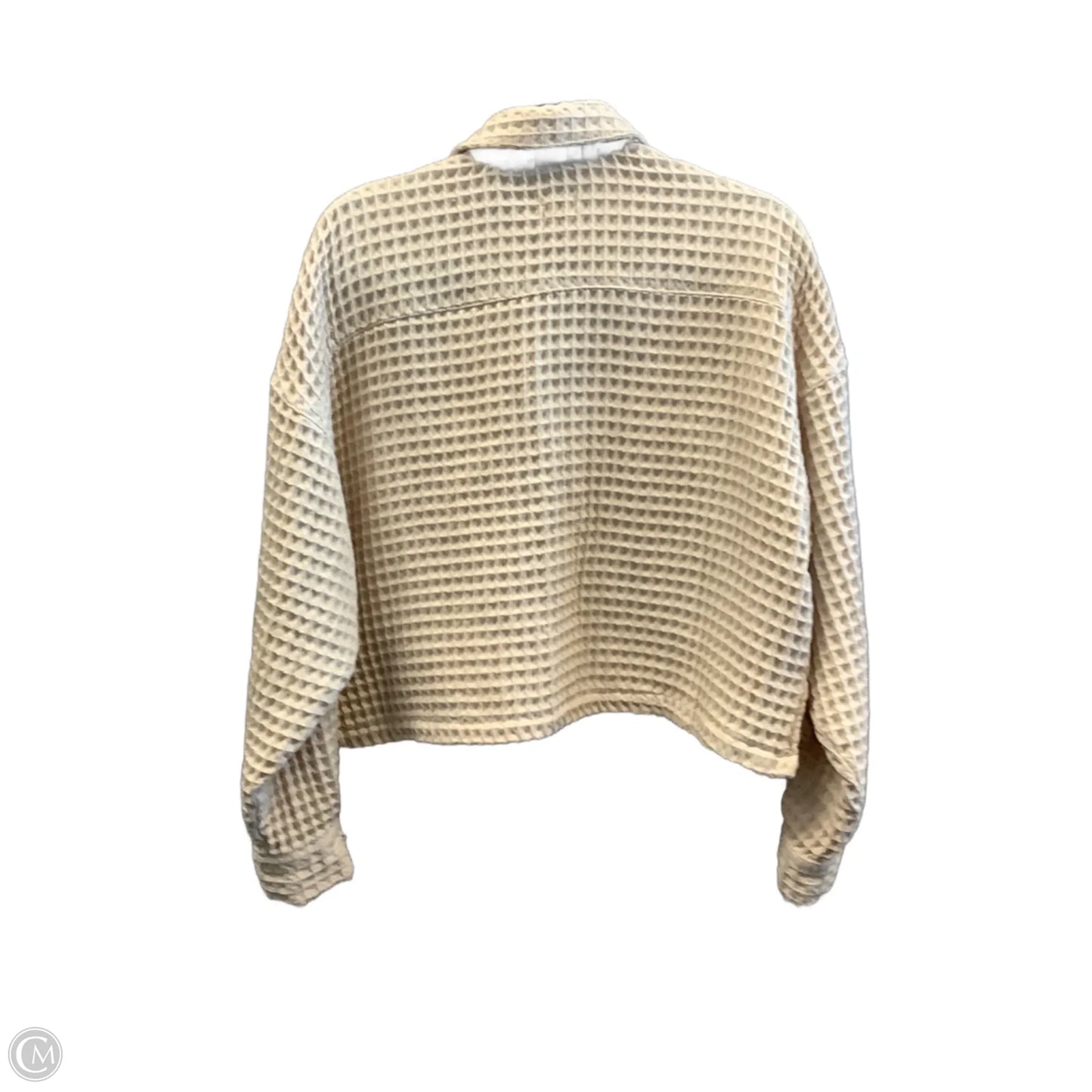 Top Long Sleeve By Bdg In Tan, Size: Xs