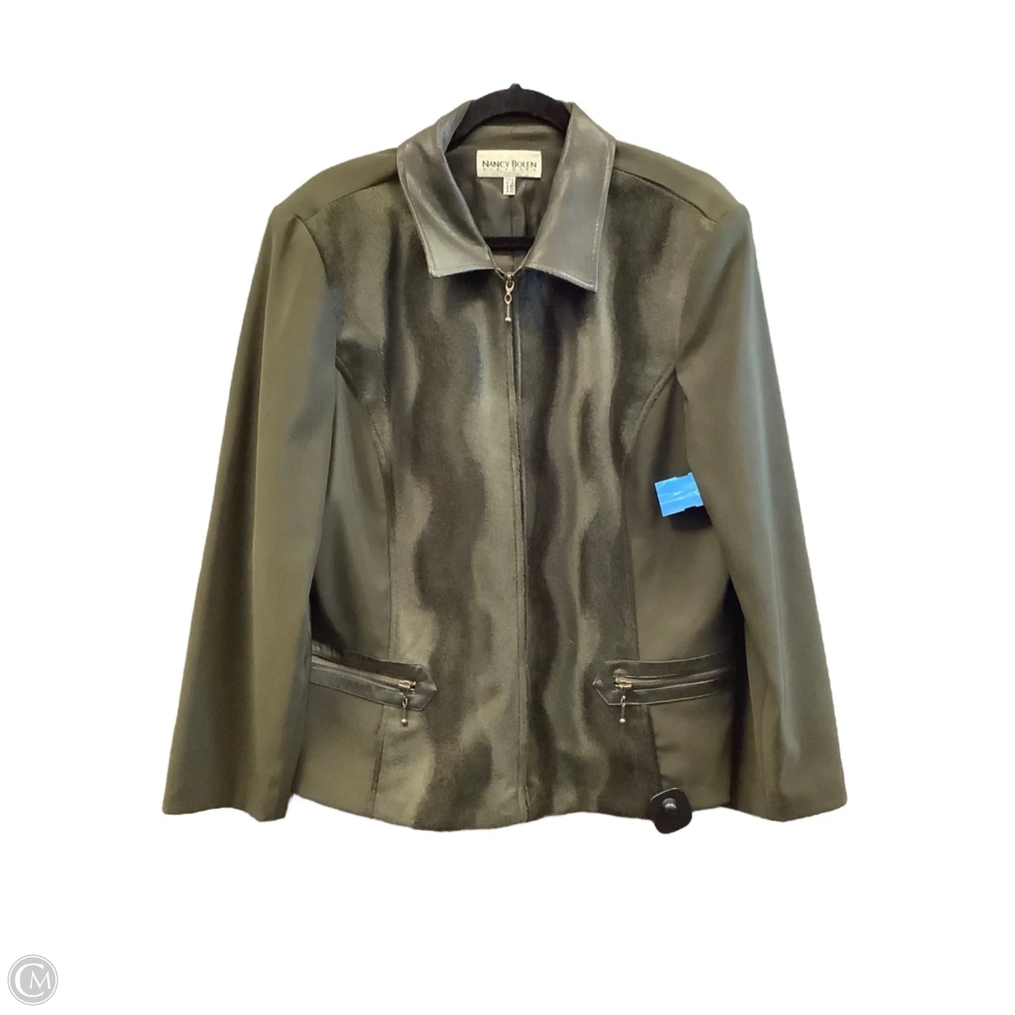 Jacket Other By Nancy Bolen In Green, Size: Xl