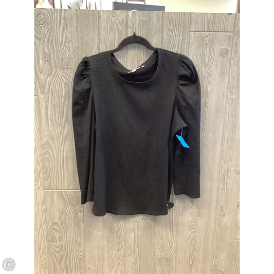 Top Long Sleeve By Chicos In Black, Size: L