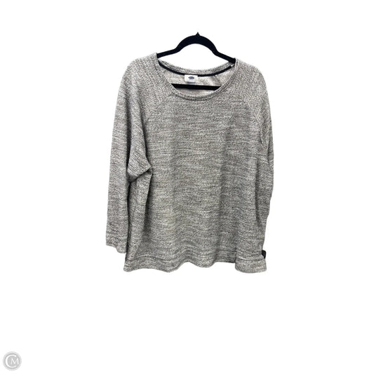 Top Long Sleeve By Old Navy In Grey, Size: Xxl