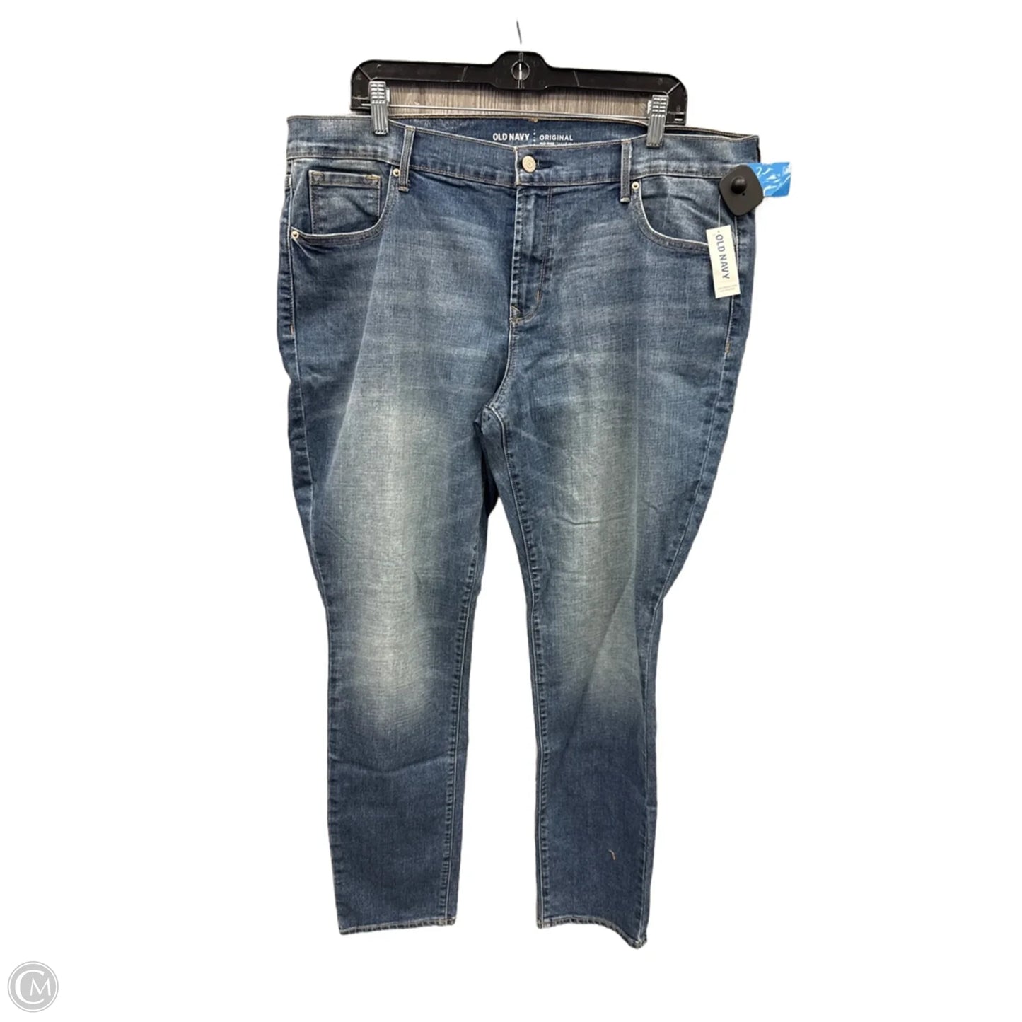 Jeans Skinny By Old Navy In Blue Denim, Size: 16
