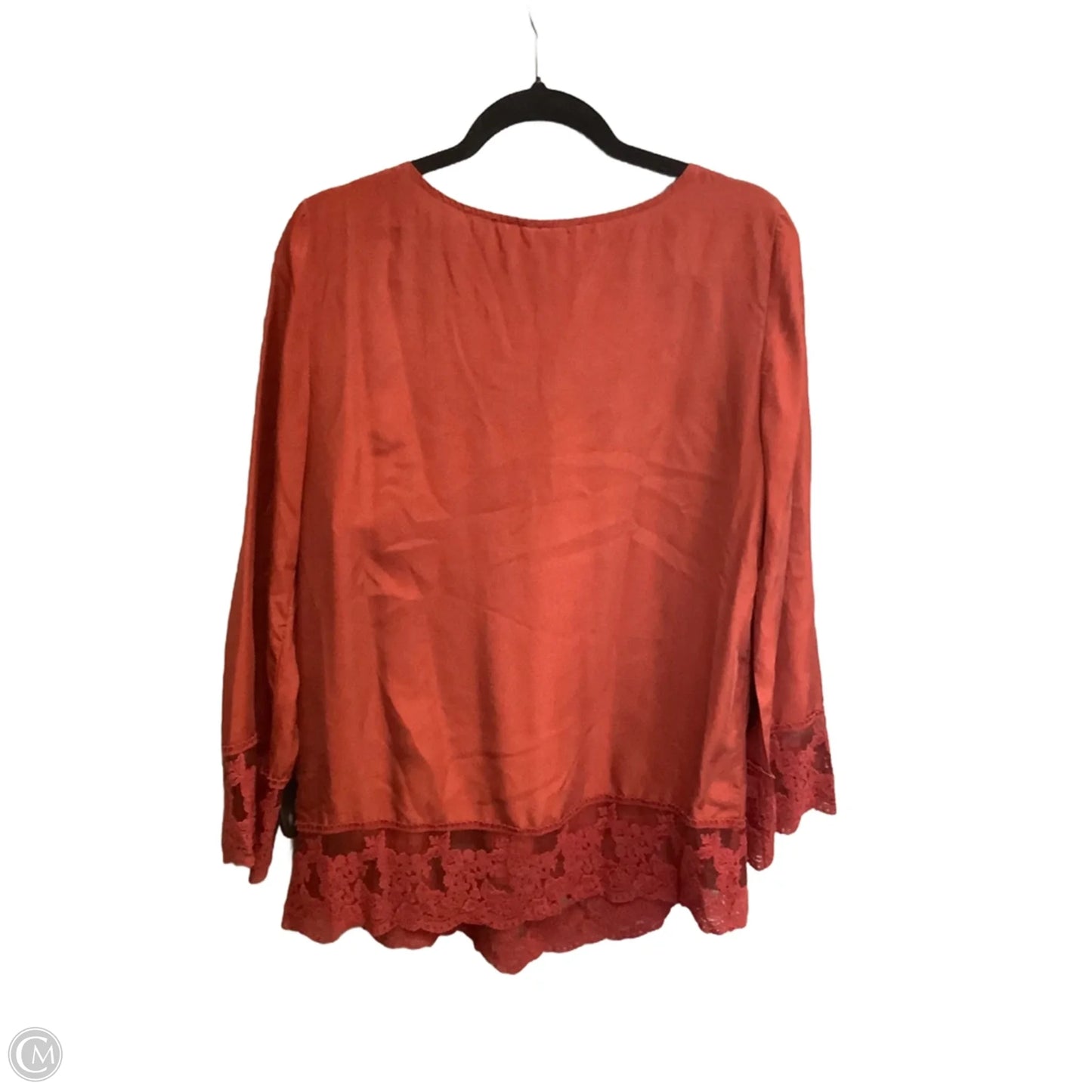 Blouse Long Sleeve By Sundance In Red, Size: M