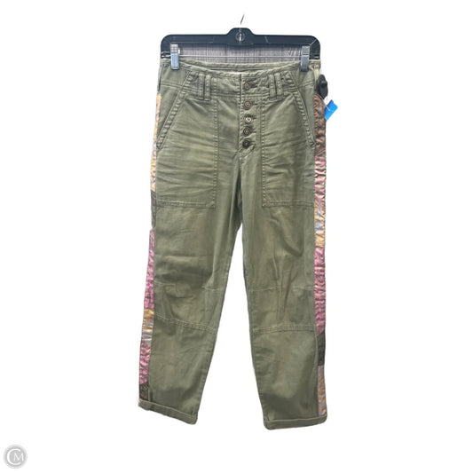 Pants Cropped By Anthropologie In Green, Size: 2
