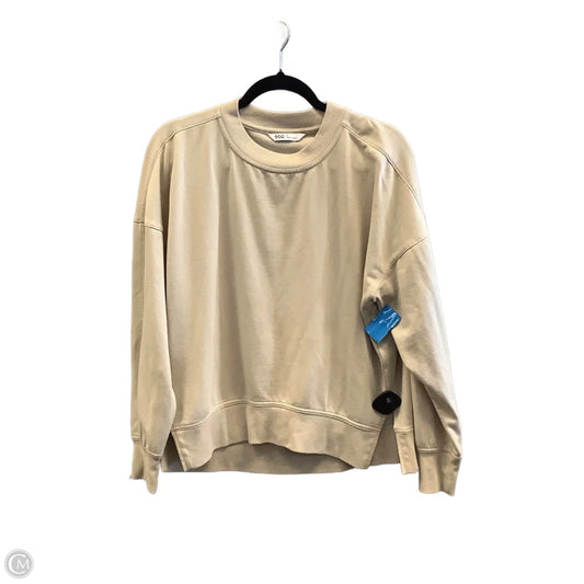 Sweatshirt Crewneck By Dsg Outerwear In Tan, Size: S