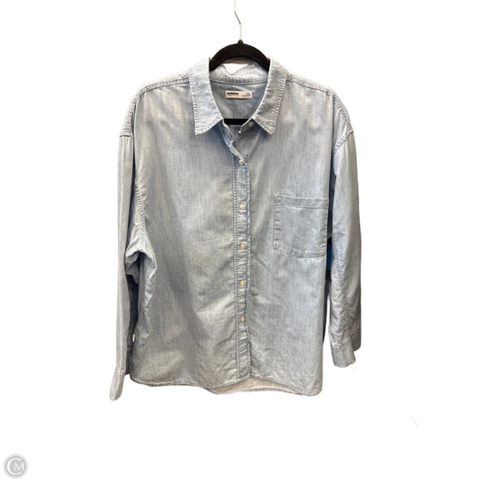Top Long Sleeve By Sonoma In Blue, Size: Xxl