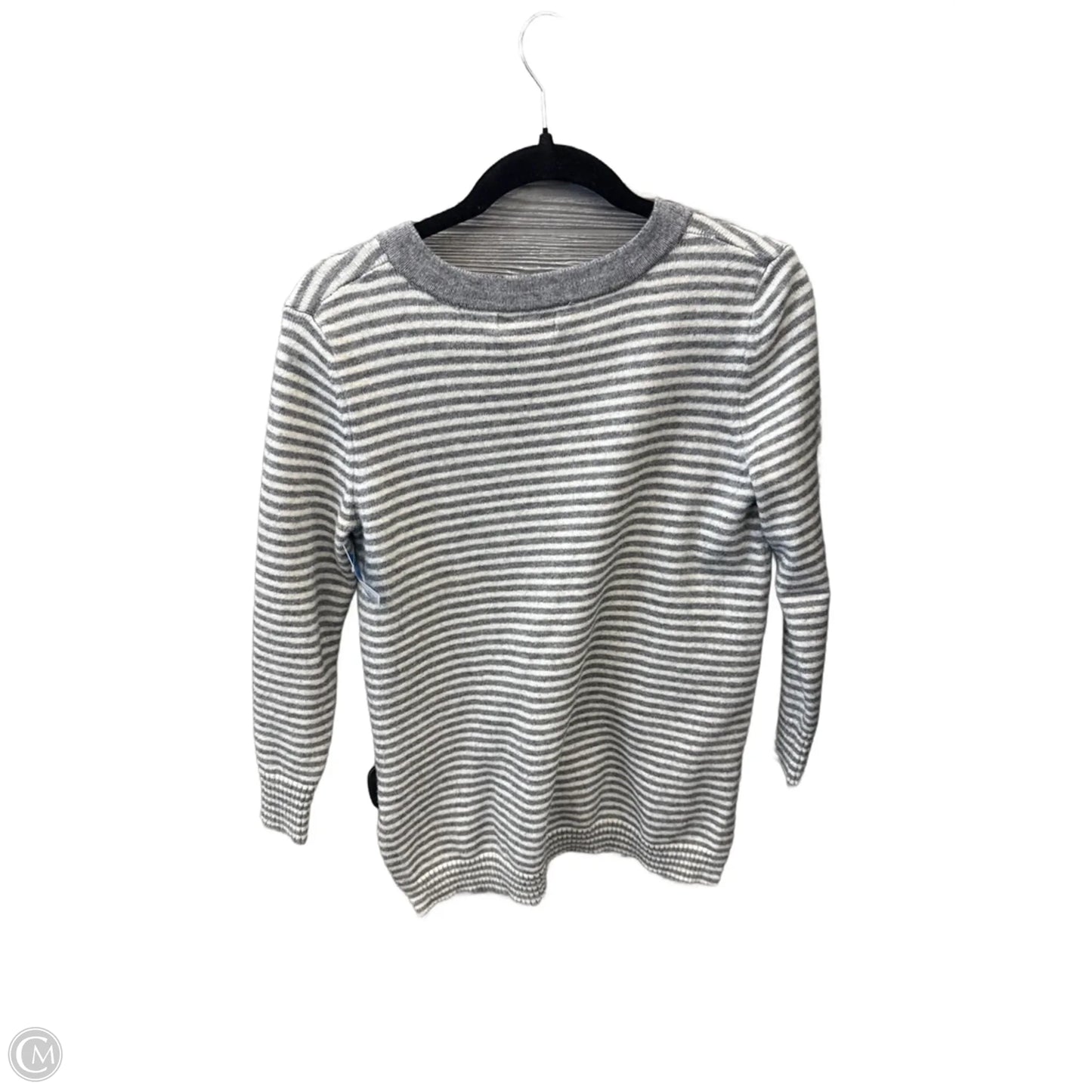 Top Long Sleeve By Anthropologie In Striped Pattern, Size: Xs