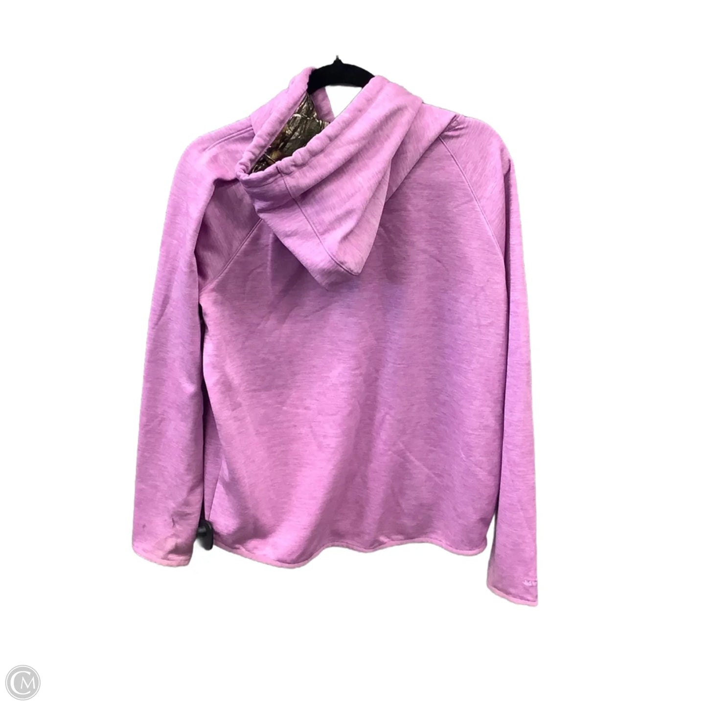 Athletic Sweatshirt Hoodie By Under Armour In Pink, Size: L