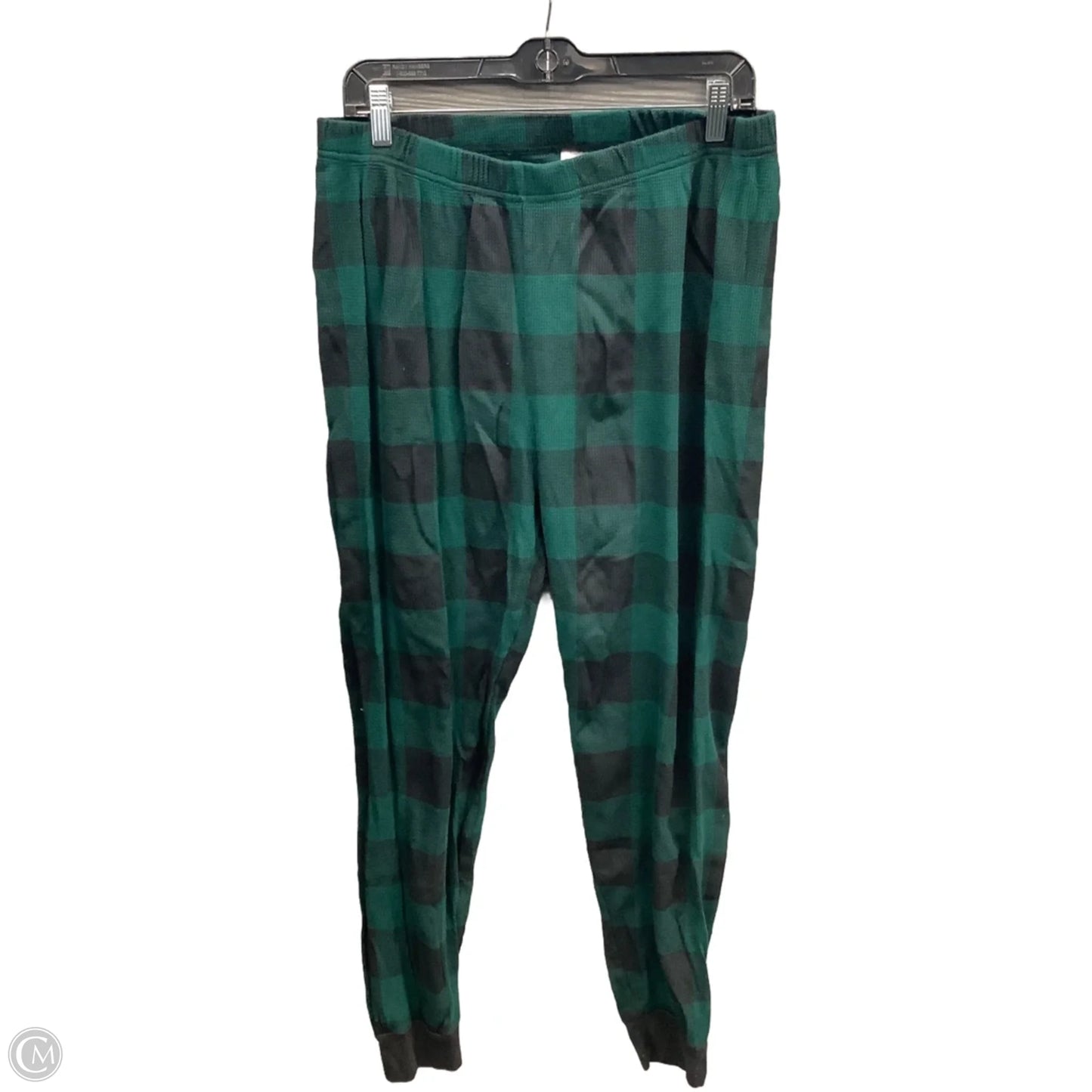 Pajamas 2pc By Clothes Mentor In Black & Green, Size: L