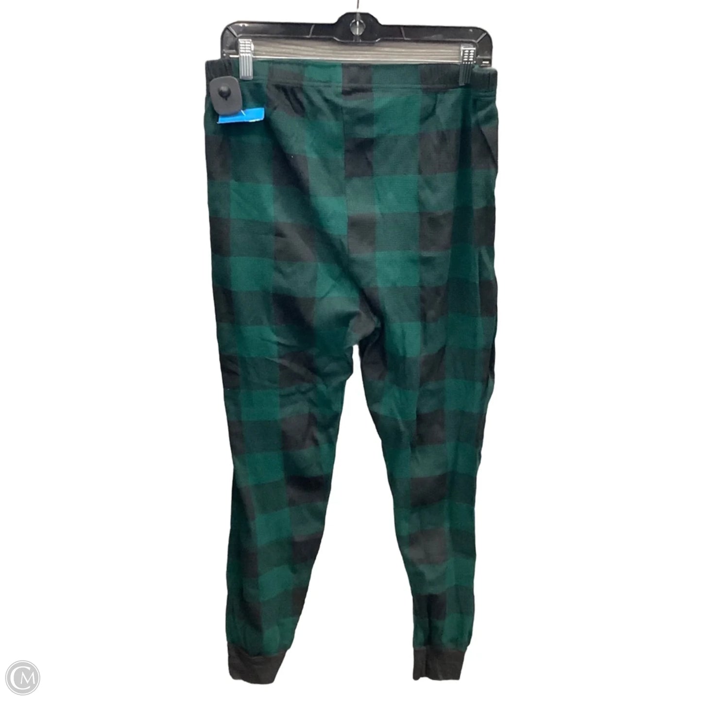 Pajamas 2pc By Clothes Mentor In Black & Green, Size: L