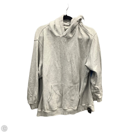 Sweatshirt Hoodie By Aerie In Grey, Size: M